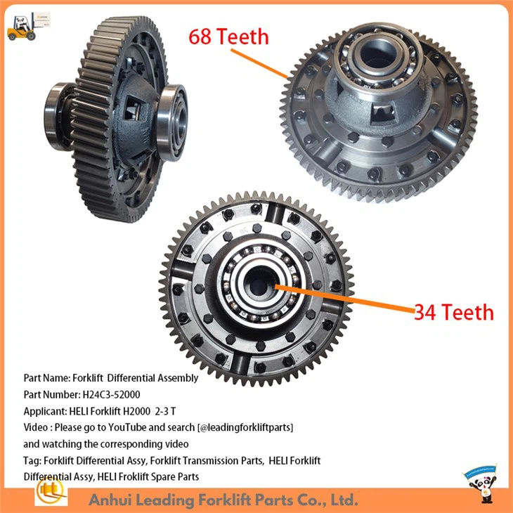 Gruppo differenziale del carrello elevatore