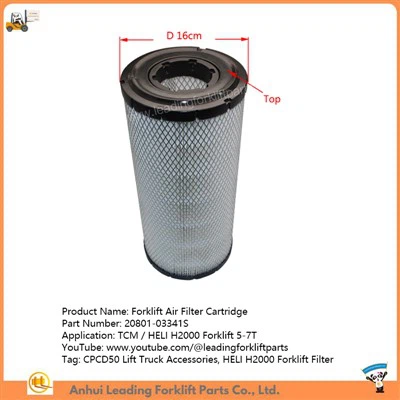 Cartuccia del filtro dell'aria del carrello elevatore